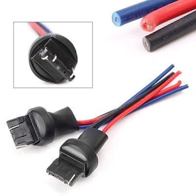 2pcs/set 7443 7444NA Male Adapter Wiring Harness Socket For Headlight Fog Light - Image 1 of 4