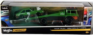 Maisto Elite Transport Ramp Truck & 1993 Ford SVT Cobra Zigg Racing Co - Picture 1 of 1