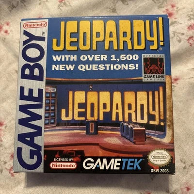 G702 Jeopardy (Original Nintendo Gameboy) Complete In Box CIB w Manual - Image 1 of 4