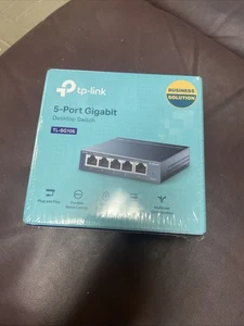 TP-Link TL-SG105 5-Port Gigabit Desktop Switch Brand New Sealed - Picture 1 of 6
