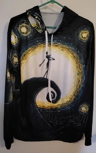 Nightmare Before Christmas Jack Skellington Hoodie Women's Sz XL 16/18 - Picture 1 of 4
