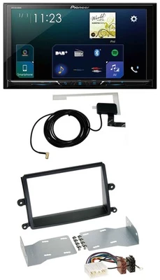 Pioneer 2DIN DAB USB MP3 Bluetooth Autoradio für Mitsubishi L200 (06-15) - Bild 1 von 4