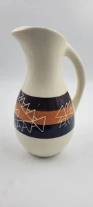 VINTAGE INDIANER SIOUX SIGNIERT TON KERAMIK WASSERKRUG KRUG 10,5" - Bild 1 von 10