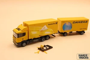 AWM Scania 4 swap body truck-trailer "Deutsche Post Danzas" 1:87 /AW2998 - Picture 1 of 1