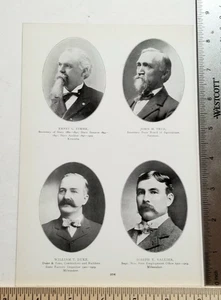 Notable Wisconsin Men of 1901 MILWAUKEE MEN Dunn Schuengel Cooke Vallier True D0 - Imagen 1 de 3