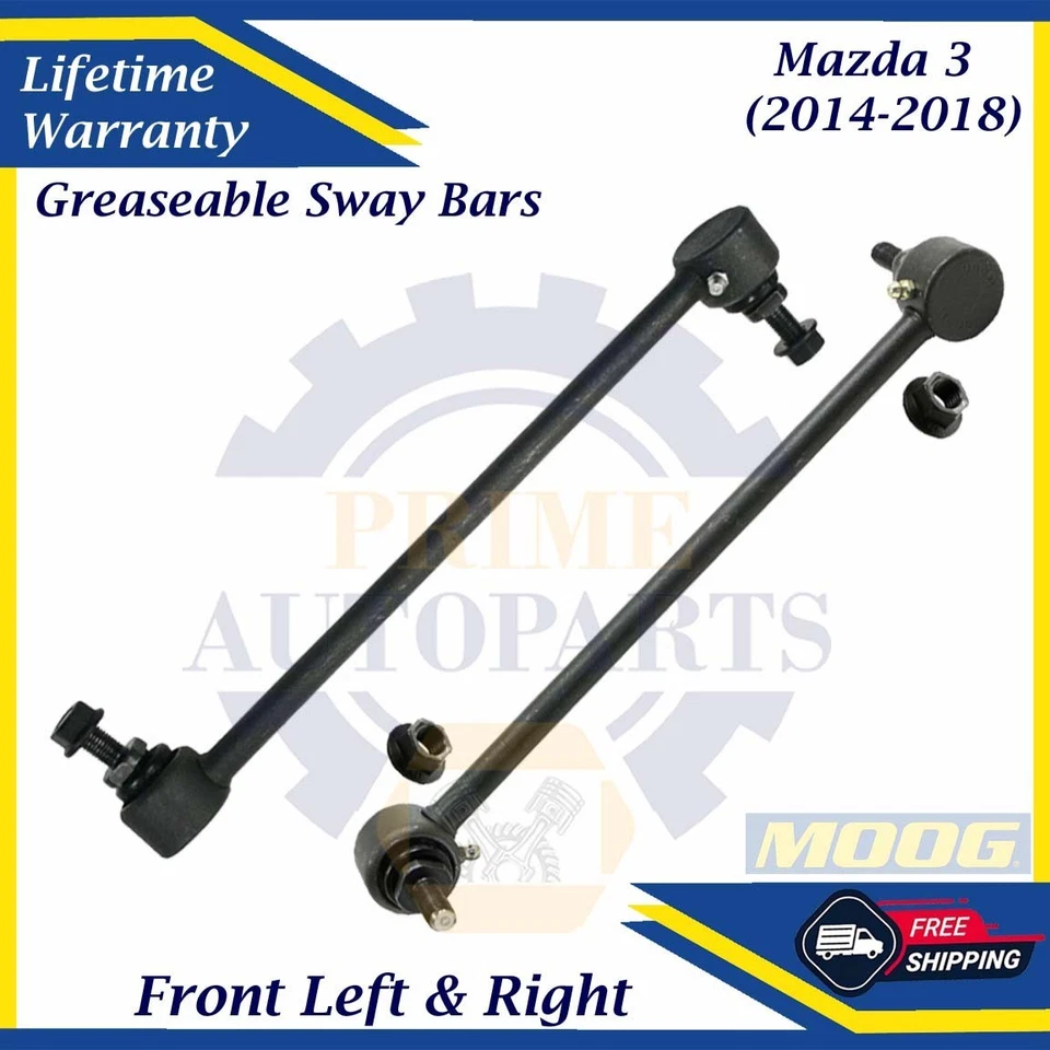 Links de barra de balanço frontal MOOG OEM para 2014-2018 Mazda garantia vitalícia 3 - Imagem 1 de 4