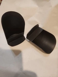 Vintage Tupperware Wippschaufel schwarz klassisches Küchenhelfer EUC 2er Set - Bild 1 von 5