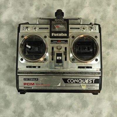 Vintage Futaba Conquest FP-T5NLP 5-Ch 72MHz PCM Transmitter NiMH Pack Radio - Image 1 of 4