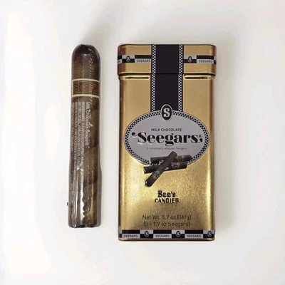 See’s Candies Milk Chocolate Seegars – Premium Gift Tin  - Image 1 of 3