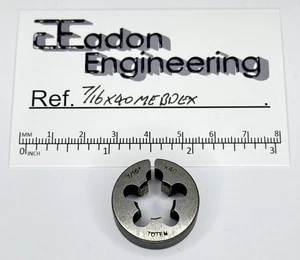 7/16" x 40tpi ME (Model Engineer) Button Die, HSS. By top brands. - Picture 1 of 8