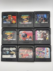 Lot of 9 - Sega Game Gear Games - Cartridge Only - Untested