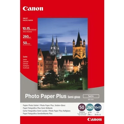 Полуглянцевая фотобумага Canon SG-201 Plus 4X6 — 50 листов - Изображение 1 из 2
