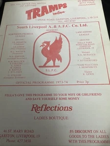 South Liverpool v Altrincham 26/09/1973 ( Northern Premier League ) - Picture 1 of 2