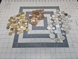 ~BIG~ World Foreign Coin 7,0 Pound Mixed Bulk Lot Asia Mexico S. America Europe - Bild 1 von 6