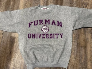 Sudadera vintage para hombre Furman University Hayward Crew - M - Nueva - Imagen 1 de 3