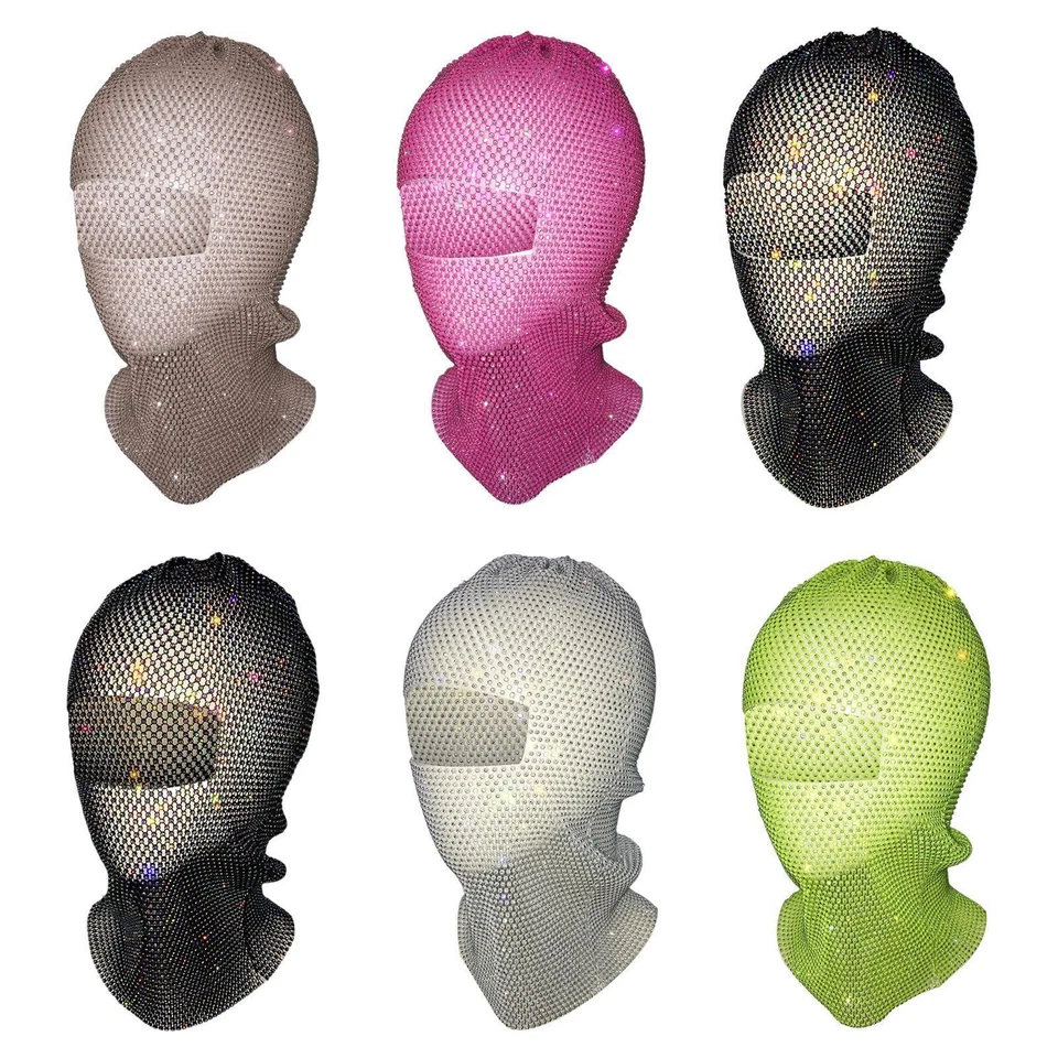 Masquerade Mask Full Face Veil for Themed Party Night Club Stage Performance - Image 1 of 1