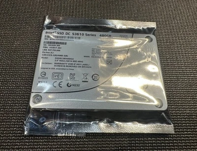 Intel 480GB DC S3610 Series SATA III 2.5" SSDSC2BX480G4 SATA SSD - Image 1 of 2