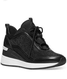 MICHAEL Michael Kors Women's Lolly Trainer Wedge Sneakers Size 8,5 ❤️❤️❤️ - Picture 1 of 9