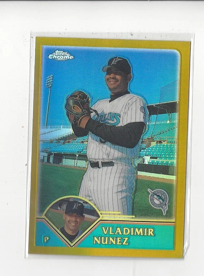 2003 Topps Chrome Baseball Gold Refractor Singles xxx/449 - You Choose - Image 1 of 1