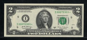 2017A Sheet Star Note $2 Two Dollar Bill 160K Print Run FW Minneapolis GEM UNC - Picture 1 of 2
