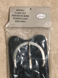 Showman 34" Felt/neoprene Western roper cinch 4.75 Width. - Picture 1 of 9