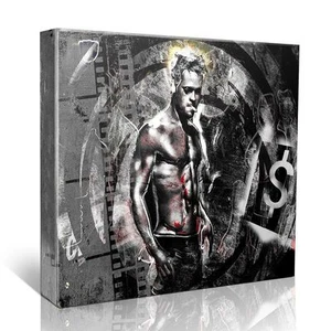 Fight Club Brad Pitt Leinwand Kunstdruck - Bild 1 von 6