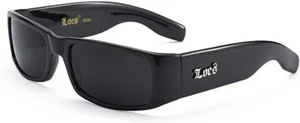 Gafas de sol rectangulares estrechas Locs Mad Dog Hardcore Gangster Cholo - Imagen 1 de 6