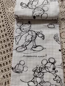 Set of 2-Disney Mickey Mouse Sketchbook Towels 18x28, Dish towel/hand towel NWT - Picture 1 of 6