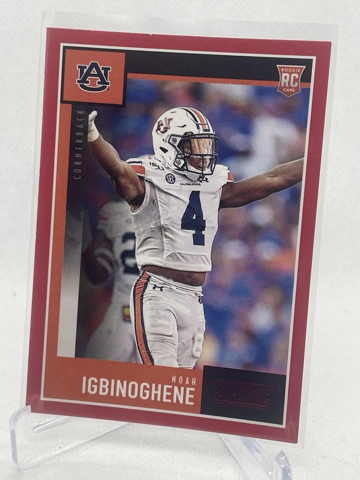 2020 Score Noah Igbinoghene Rookie Red Variation Auburn Football Dolphins - Image 1 of 1