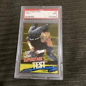 Rare 2001 Fleer WWF #4 Test PSA 9 Rookie POP 1/1 Highest Graded! - Picture 1 of 2