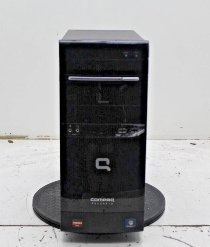 Compaq Presario CQ5814 Desktop Computer AMD E-350 3GB Ram No HDD - Image 1 of 2