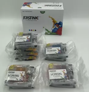 Confezione da 10 cartucce di inchiostro compatibili ricambio per Brother LC203XL LC203 XL - Foto 1 di 4