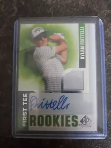 2021 SP Game Used Golf First Tee Rookies Auto Relic 155/499 Dylan Frittelli 53 - Picture 1 of 2