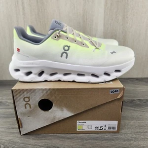 Scarpe casual da corsa On Cloudtilt taglia 11,5 uomo lime avorio bianco giallo grigio - Foto 1 di 10