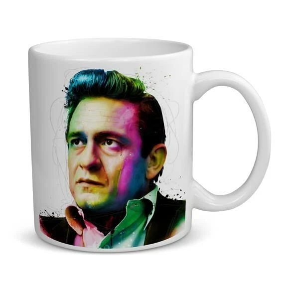 A1 POSTER ART Johnny Cash W1 Coffee Tea Cup Mug
