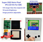 Rétroéclairage GBC Game Boy couleur Q5 IPS avec OSD