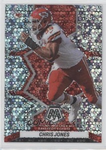 2022 Panini Mosaic No Huddle Silver Mosaic Prizm Chris Jones #223