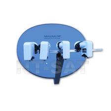 Impianto Satellitare Maximum T 85 con Twin LNB 2 Partecipanti