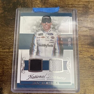 2017 PANINI NAITIONAL TREASURES DUAL MATERIALS ARIC ALMIROLA /25 NASCAR - Picture 1 of 1