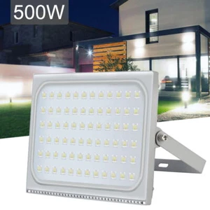 500W LED Fluter Kaltweiß Flutlicht Außen Strahler Scheinwerfer Baustrahler Lampe - Bild 1 von 10