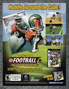 Backyard Football Nintendo GameCube - Print Ad Original Art 7.75x10.50 - Picture 1 of 1