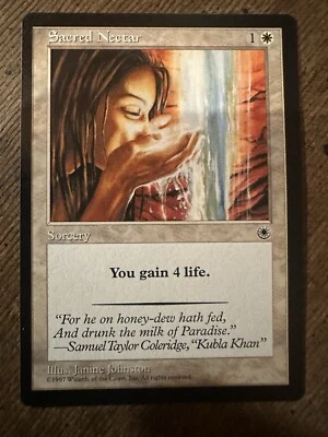 MTG Sacred Nectar Portal Regular Common Magic - Image 1 of 2