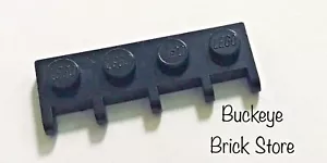 LEGO NERO 1x4 CERNIERA Piastra Veicolo PORTATETTO. Parte 4315 - Lotto di 2 - Foto 1 di 3