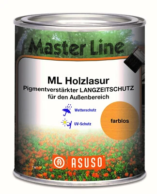 Asuso ML Holzlasur, verschiedene Farben & Größen - Bild 1 von 4