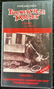 TOONERVILLE TROLLEY Fontaine Fox Volume I - VHS TAPE - 1987 RARE Good Condition - Picture 1 of 5