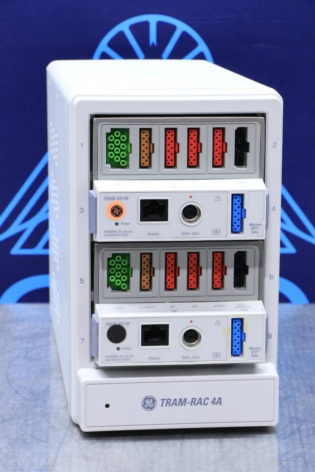 Ge Medical Systems TRAM-RAC 4A Module Rack with Modules - Image 1 of 4