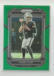 2022 Panini Prizm DEREK CARR Green Prizm - Picture 1 of 1