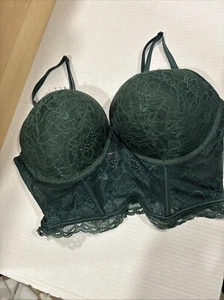 38C Victoria's Secret Very Sexy Green Corset - Picture 1 of 5