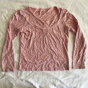 Faded Glory Pink Floral Top - Picture 1 of 6
