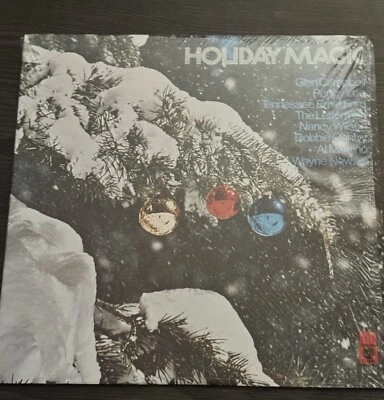 Holiday Magic -  Vintage Vinyl Christmas LP Glen Campbell Wayne Newton Peggy Lee - Image 1 of 4